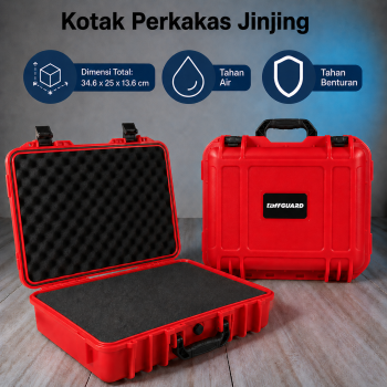 TaffGUARD Kotak Perkakas Jinjing Storage Tool Box Bag with Sponge - TH01