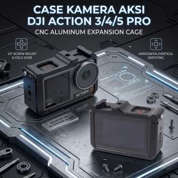 FEHAO Case Pelindung Kamera Aksi Protective Frame DJI Action 3/4/5 Pro - F45