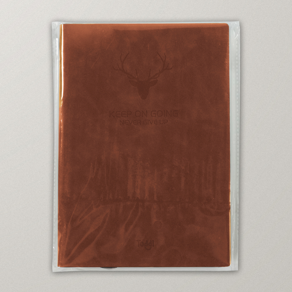 Toddi Buku Jurnal Leather Notebook Diary 68GSM 200 Halaman Lined A5 - CW-50 Gambar produk Toddi Buku Jurnal Leather Notebook Diary 68GSM 200 Halaman Lined A5 - CW-50 - Kemasan
