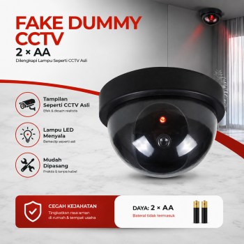 Fake Dummy Dome CCTV Surveillance Camera - 15360