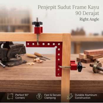 LISCA Penjepit Sudut Frame Kayu 90 Derajat Corner Clamp Right Angle - L-HT89