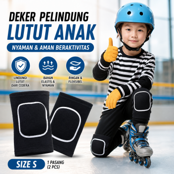 WEISHUN Deker Pelindung Lutut Kaki Anak Children Kneepad Size S 1 Pair - N-P14