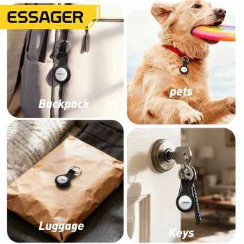 Gambar produk ESSAGER Smart Tag Tracker Bluetooth Finder Key iOS Support Only 4 PCS - ESFD-ZY02-4Z - 6