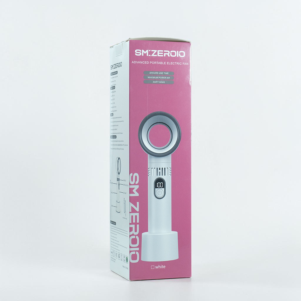 SMZERO10 Kipas Angin Portable Bladeless Handheld Fan 1200mAh - ZERO10 Gambar produk SMZERO10 Kipas Angin Portable Bladeless Handheld Fan 1200mAh - ZERO10 - Kemasan
