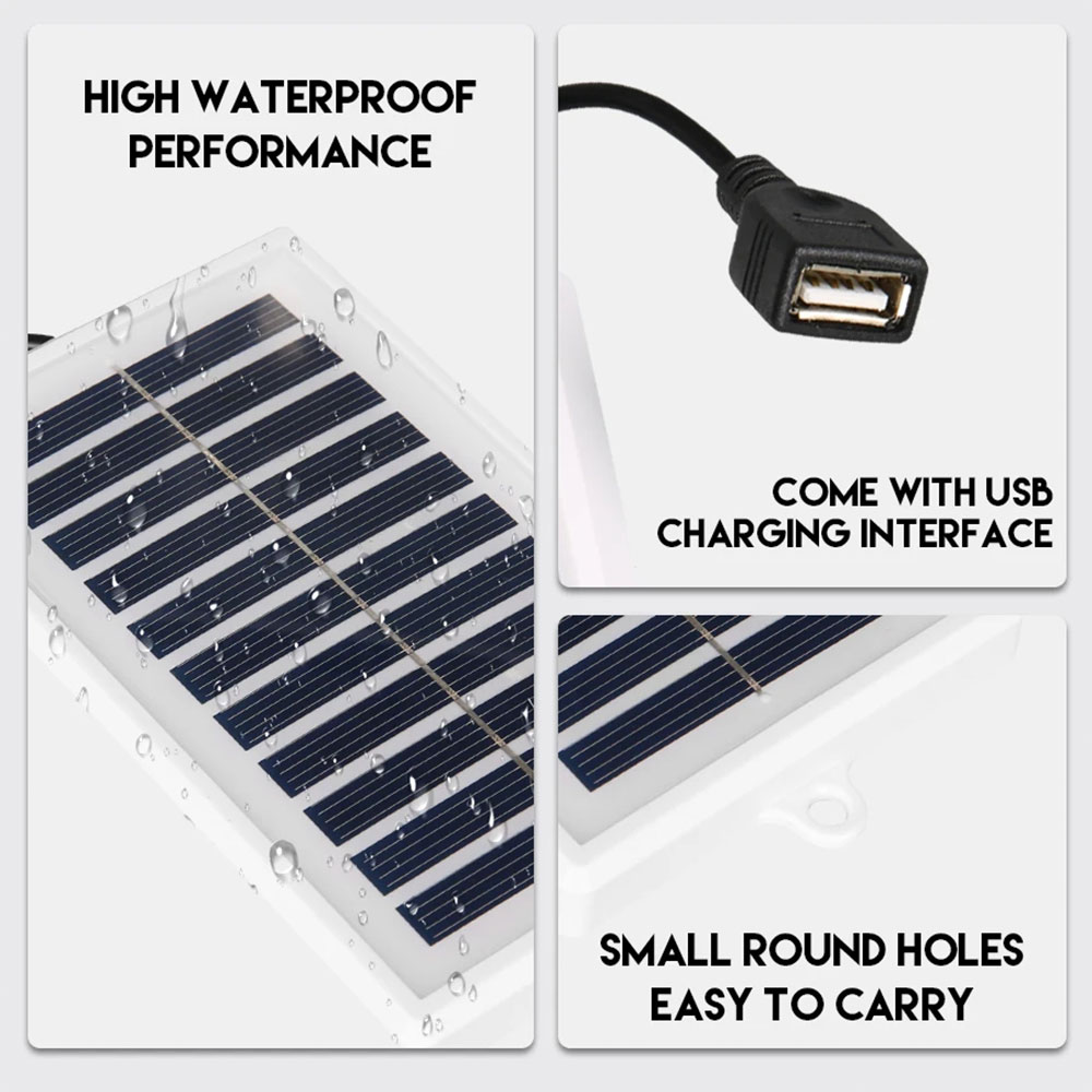 XIWANG Solar Panel Mini USB Waterproof Outdoor Portable 5.5V 1W - SN5 Gambar produk XIWANG Solar Panel Mini USB Waterproof Outdoor Portable 5.5V 1W - SN5 - 6