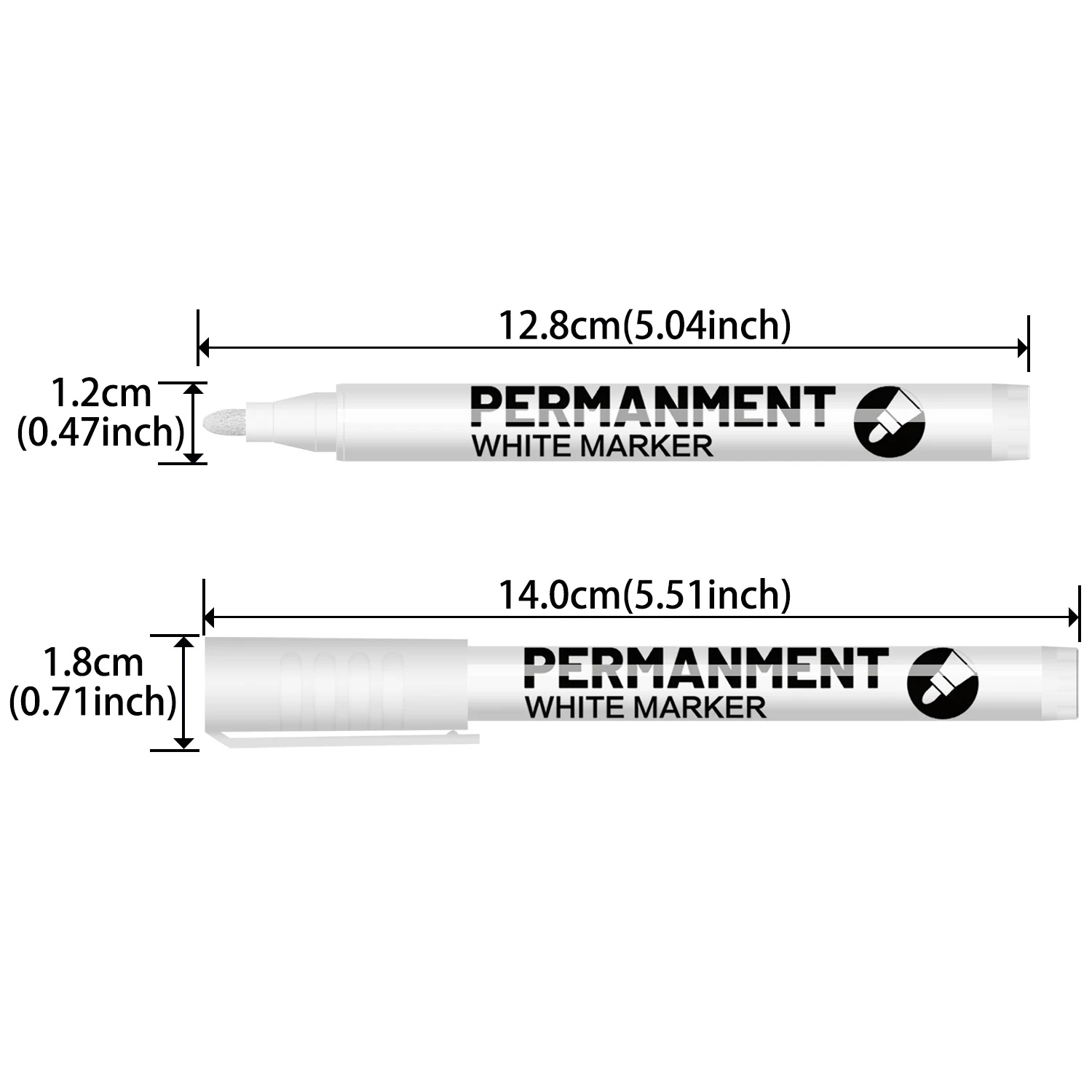 Flysea Spidol Permanen Akrilik Waterproof Quick Dry Marker 1 PCS - LS-9601 Gambar produk Flysea Spidol Permanen Akrilik Waterproof Quick Dry Marker 1 PCS - LS-9601 - Kemasan