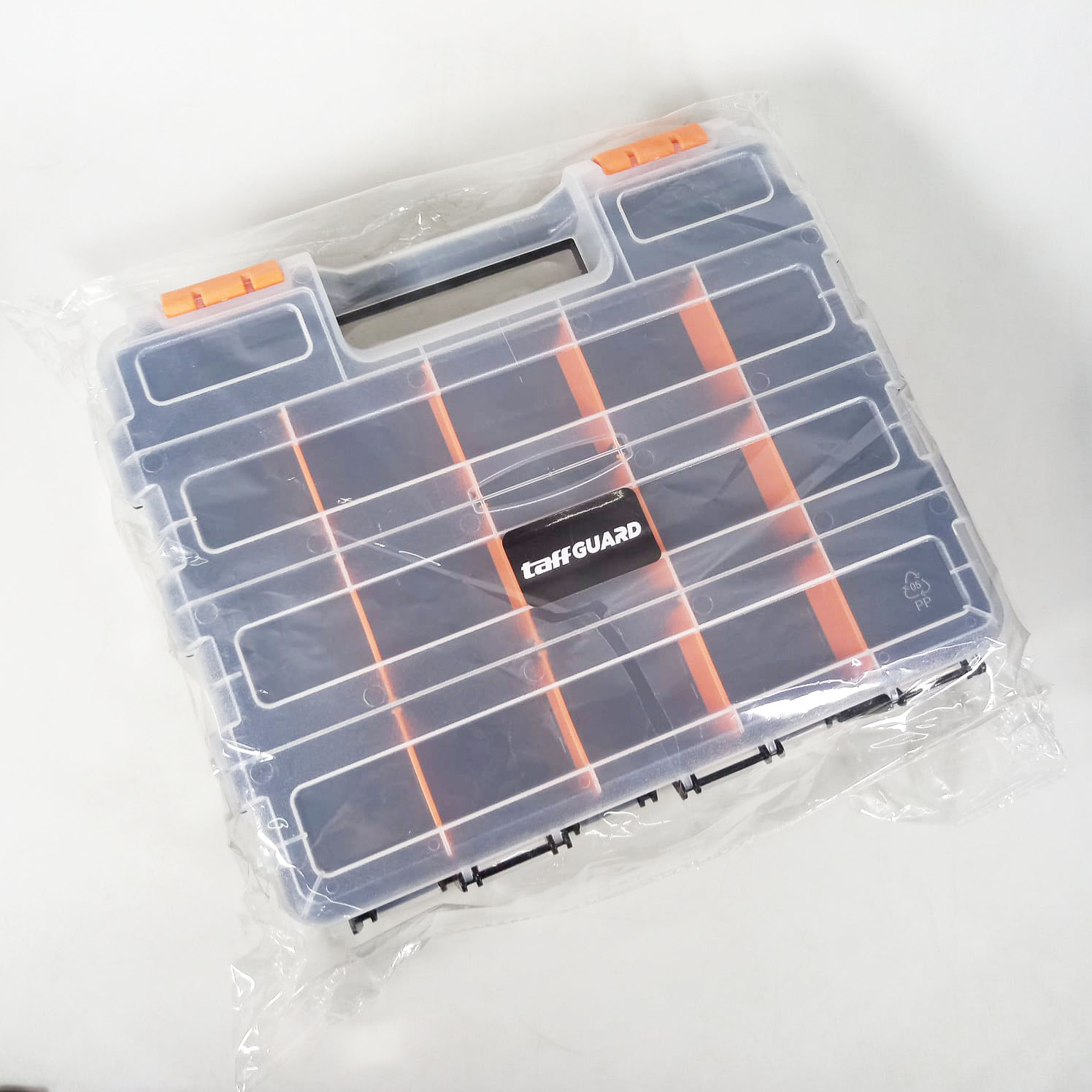 TaffGUARD Kotak Perkakas Multifungsi Storage Tool Box Double Side - G-322 Gambar produk TaffGUARD Kotak Perkakas Multifungsi Storage Tool Box Double Side - G-322 - Kemasan