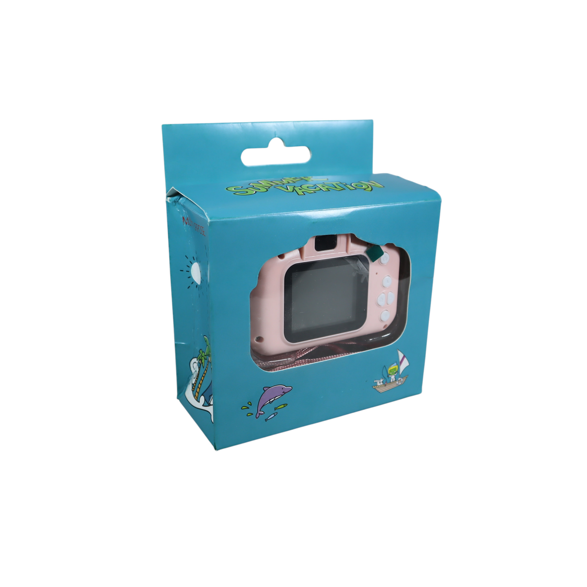 WISHLOW Kamera Anak Mini Kids Camera Toy HD 1080p USB 2 Inch - W1008 Gambar produk WISHLOW Kamera Anak Mini Kids Camera Toy HD 1080p USB 2 Inch - W1008 - Kemasan