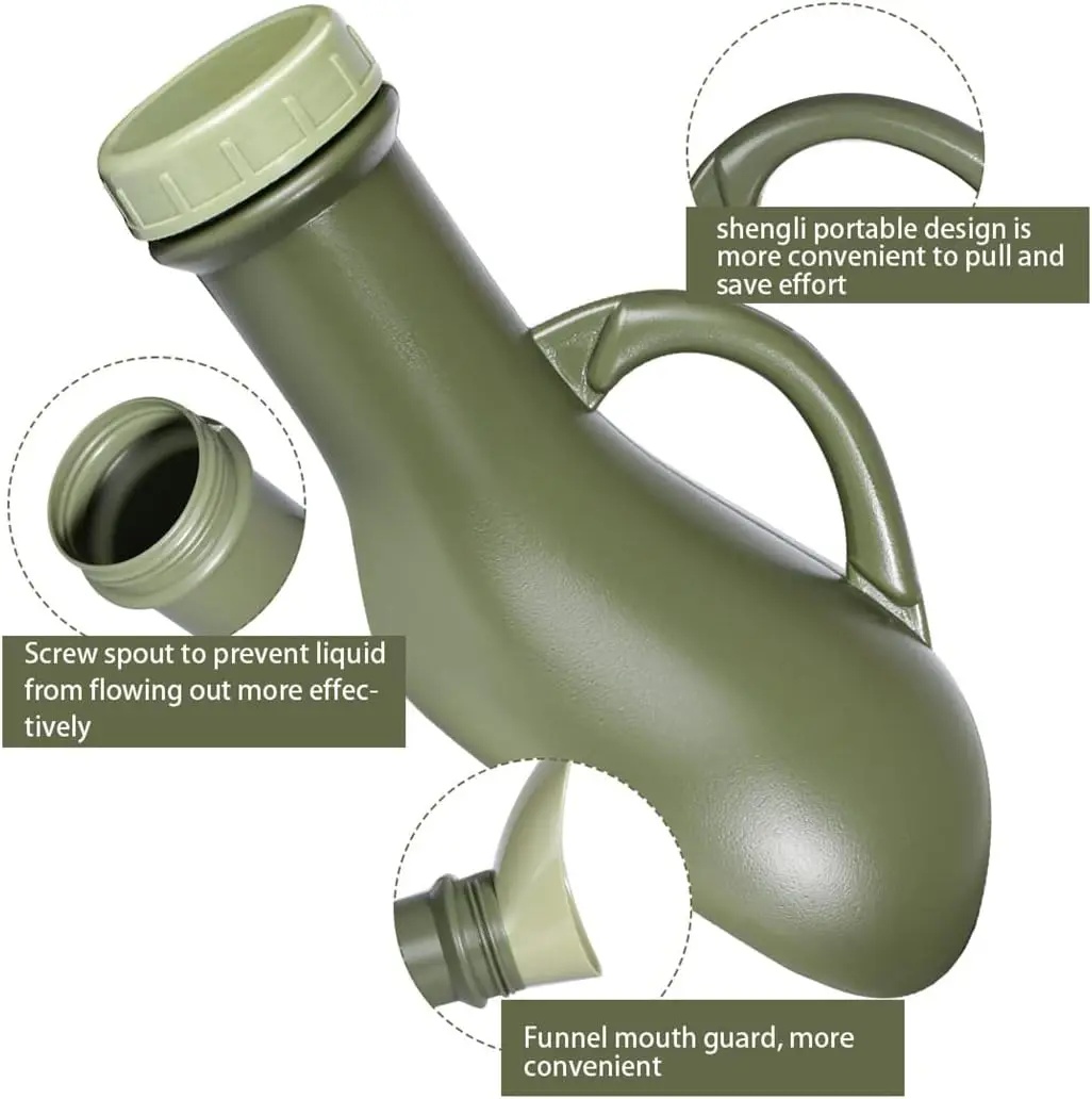 SEVENA Pispot Urinal Portable Botol Tempat Pipis Anti Bocor 1L - Y1300 Gambar produk SEVENA Pispot Urinal Portable Botol Tempat Pipis Anti Bocor 1L - Y1300 - 1