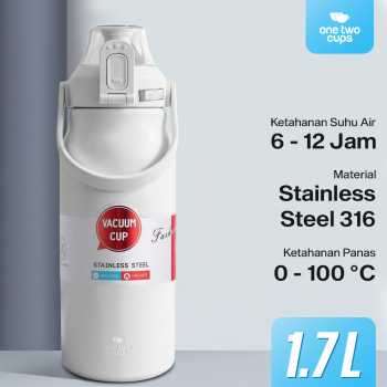One Two Cups Botol Minum Tumbler Air Panas Dingin Double Spout 1.7L - ZY269