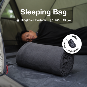 MOHERE Kantong Tidur Portable Camping Sleeping Bag Fleece Outdoor - MH1