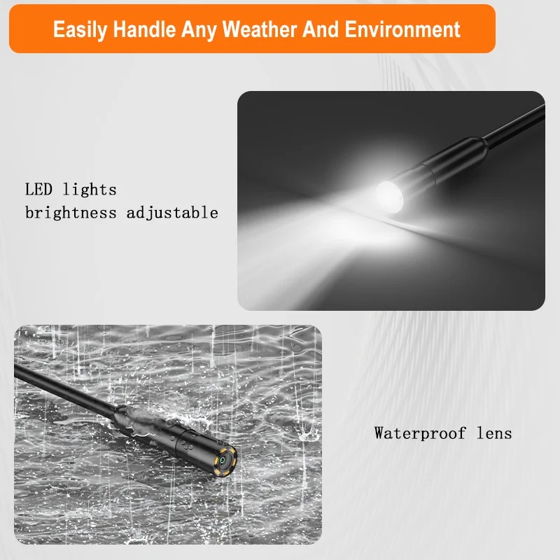 Taffware Kamera Endoskop Industrial Borescope 4.3 Inch IP67 2600mAh 5M - T30 Gambar produk Taffware Kamera Endoskop Industrial Borescope 4.3 Inch IP67 2600mAh 5M - T30 - 6