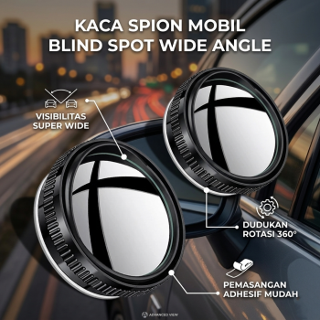 SEAMETAL Kaca Spion Mobil Blind Spot Wide Angle Rear View Mirror - JC-027
