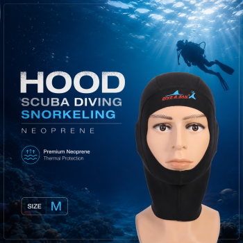 Gambar produk Dive & Sail Hood Scuba Diving Snorkeling Ultrathin Neoprene M - DH-002