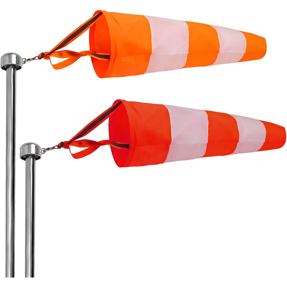 YAHON Windsock Petunjuk Arah Angin Fluorescent Reflective Airport 1M - TM-30 Gambar produk YAHON Windsock Petunjuk Arah Angin Fluorescent Reflective Airport 1M - TM-30 - 4