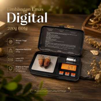 Kinopi Timbangan Emas Mini Digital Multifungsi 200g 0.01g - CX-129