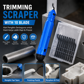 Gambar produk TWO TREES Alat Deburring Tepi Besi Pipa NB1100 BS1010 Blade Scrapper - S10