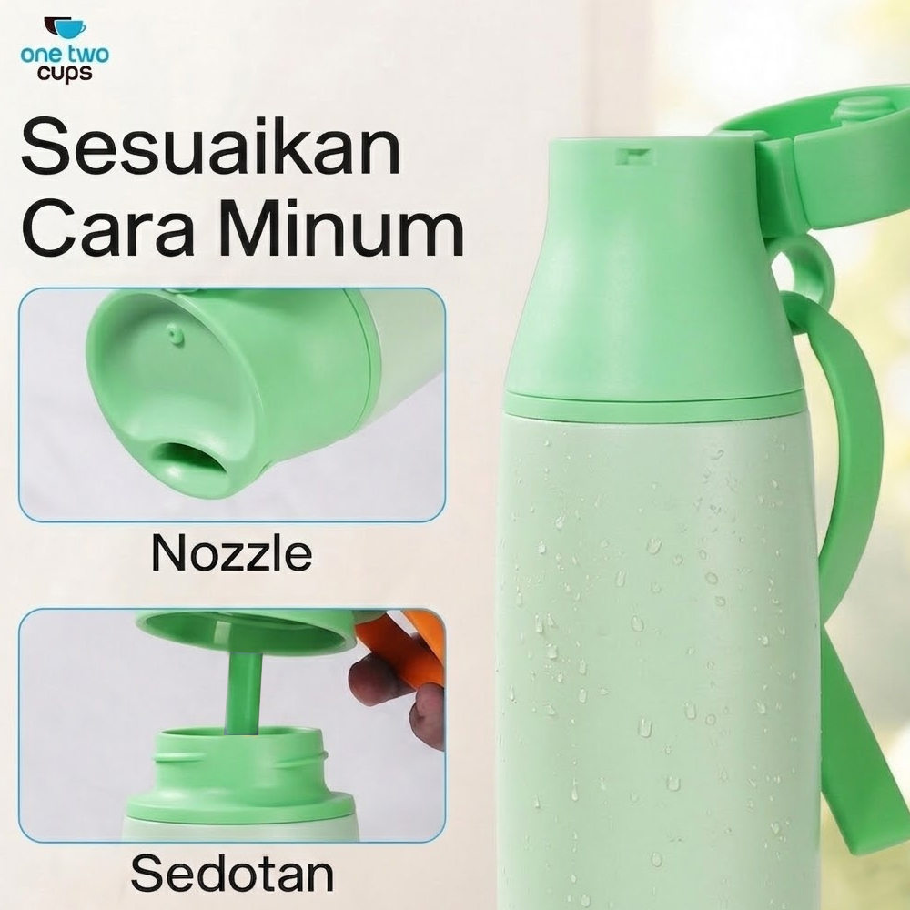 One Two Cups Botol Minum Tumbler Air BPA Free Stainless Steel 520ml - CL520 Gambar produk One Two Cups Botol Minum Tumbler Air BPA Free Stainless Steel 520ml - CL520 - 3