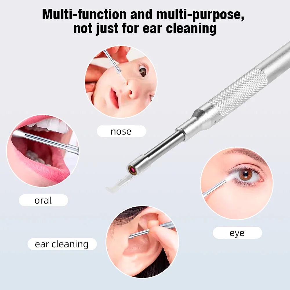 Taffware Kamera Pembersih Telinga Otoskop Endoscope 4.3 Inch IPS 1MP - P60 Gambar produk Taffware Kamera Pembersih Telinga Otoskop Endoscope 4.3 Inch IPS 1MP - P60 - 8