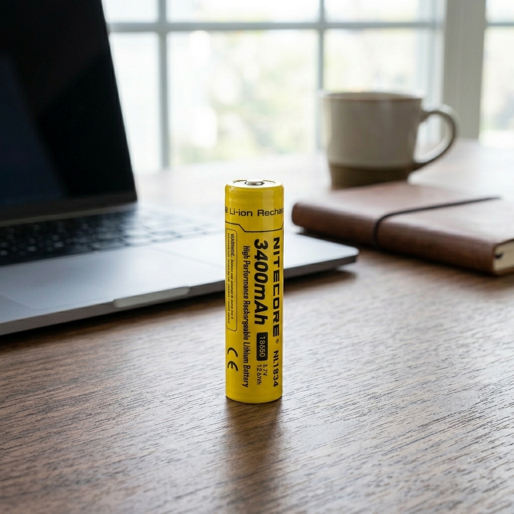 NITECORE Baterai Isi Ulang 18650 Rechargeable Li-Ion 3.7V 3400mAh 1PCS - NL1834 Gambar produk NITECORE Baterai Isi Ulang 18650 Rechargeable Li-Ion 3.7V 3400mAh 1PCS - NL1834 - 3