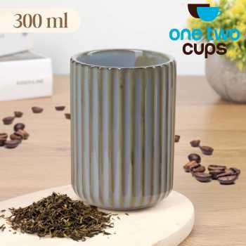 Gambar produk One Two Cups Gelas Keramik Kopi Teh Vintage Japanese Style Ceramic Cup 300ml - GS145 - Utama
