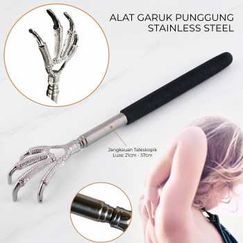 Gambar produk HUAMIANLI Alat Garuk Punggung Eagle Scratcher Stainless Steel - B01ER