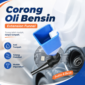 OTOHEROES Corong Oli Bensin Panjang Anti Tumpah Extension Funnel - FL45