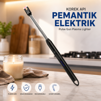 Firetric Korek Api Pemantik Elektrik Pulse Gun Plasma Lighter - MSDS