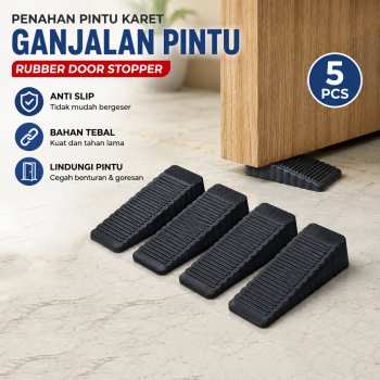 Holdem Penahan Pintu Karet Ganjalan Rubber Door Stopper 5 PCS - T05