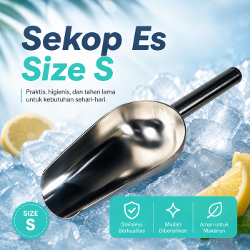 TaffHOME Sekop Es Measure Scoop Sweet Candy Buffet Stainless Steel 201 - CAN02