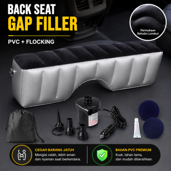 MOKSU Bantal Angin Sandaran Kaki Mobil Back Seat Gap Filler PVC - GR-100