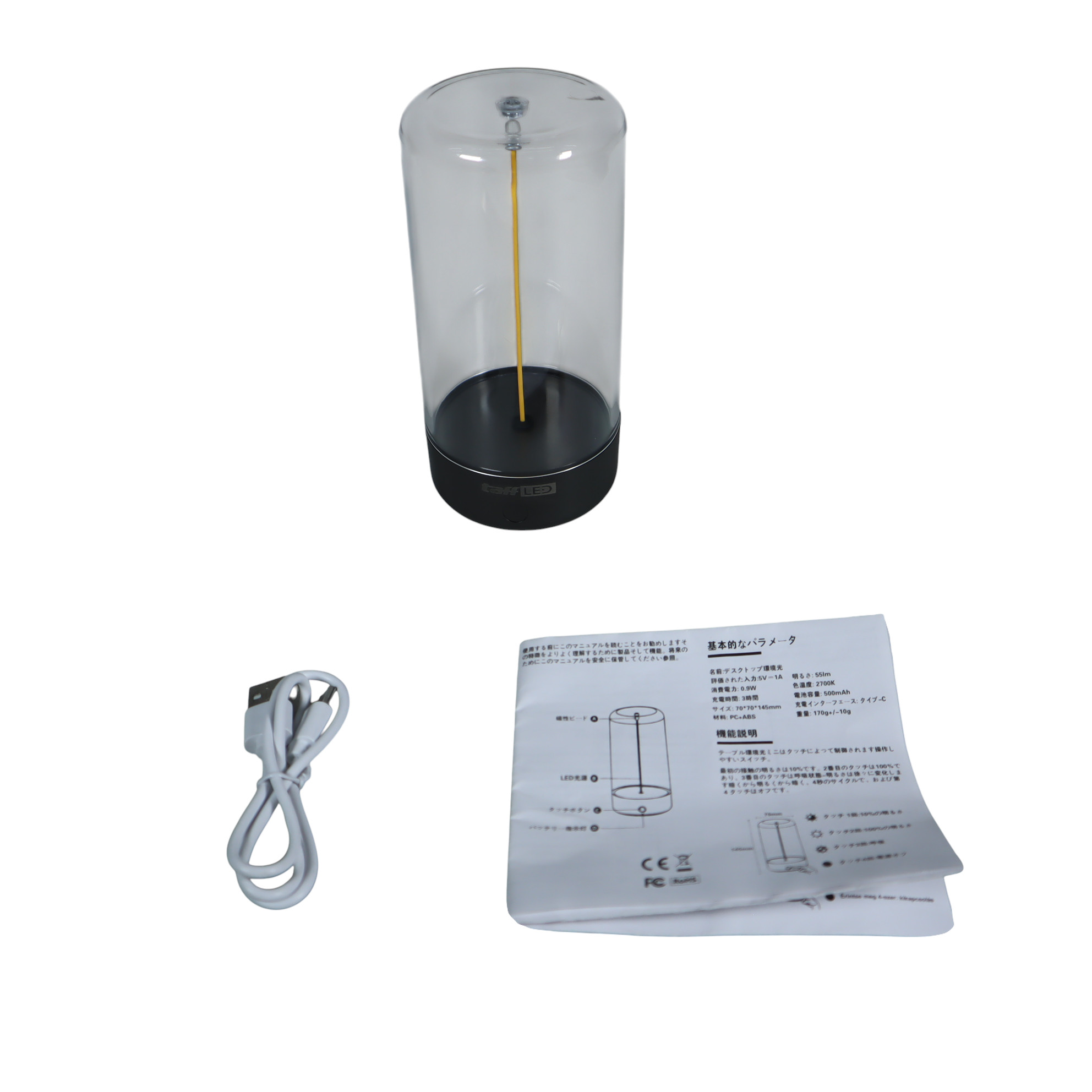 TaffLED Lampu Tidur LED Aesthetic Quantum Ambient Light 500mAh - XO-5 Gambar produk TaffLED Lampu Tidur LED Aesthetic Quantum Ambient Light 500mAh - XO-5 - 8