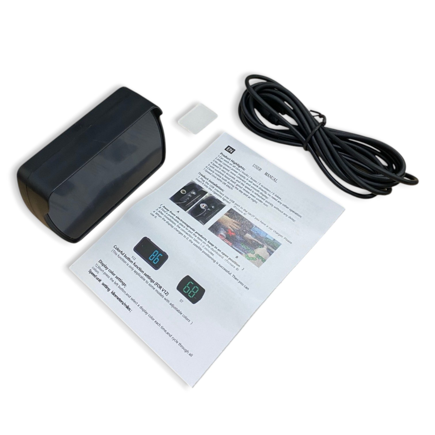 LeePee Display HUD Mobil GPS Speedometer LED 2.8 Inch - Y03 Gambar produk LeePee Display HUD Mobil GPS Speedometer LED 2.8 Inch - Y03 - 7