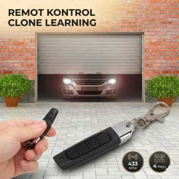 Lesong Remot Kontrol Remote Adapter 433 MHz 4 Keys Clone Learning - L4334
