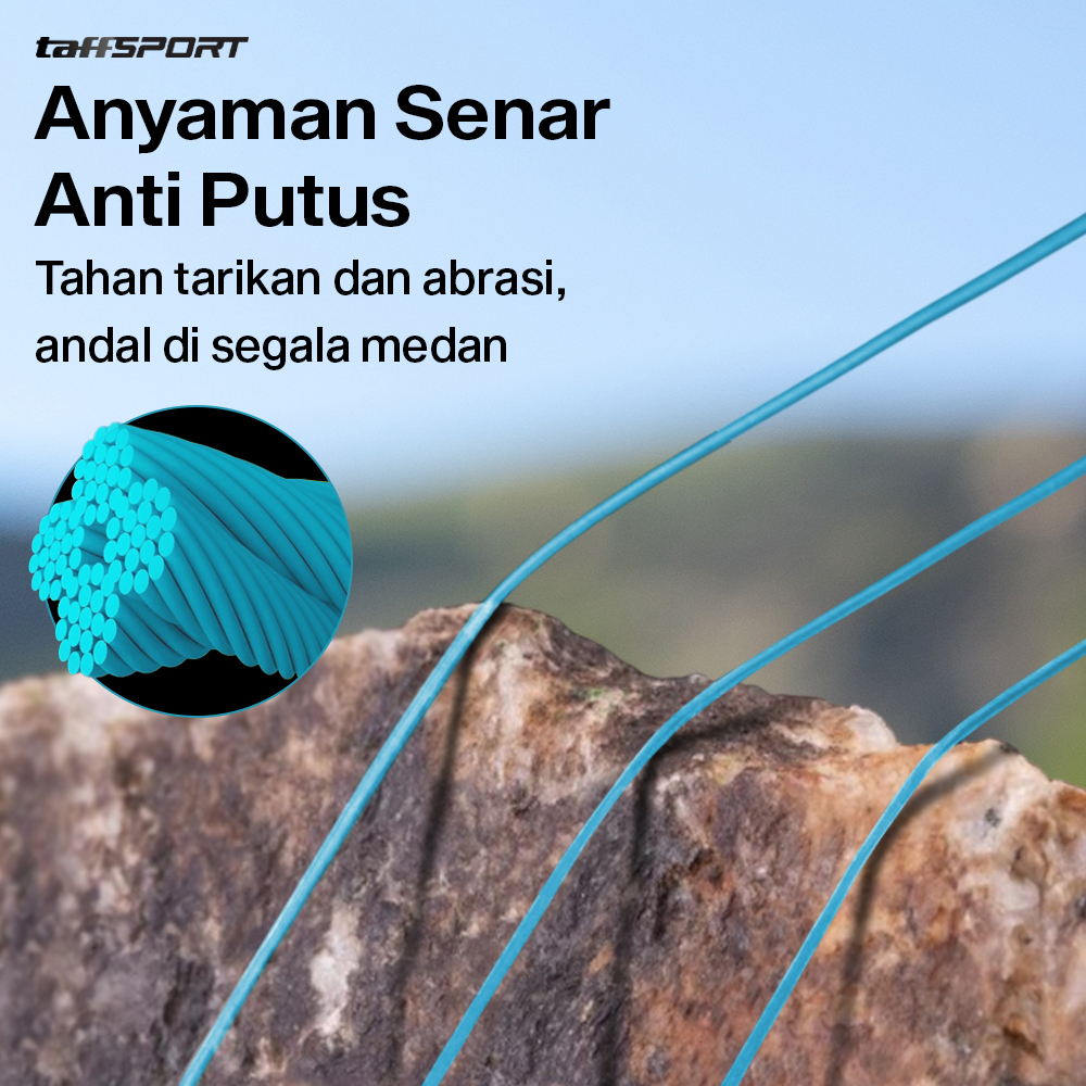 TaffSPORT Premier Pro Series Senar Benang Tali Pancing PE Braided 300M 0.33mm Gambar produk TaffSPORT Premier Pro Series Senar Benang Tali Pancing PE Braided 300M 0.33mm - 1