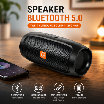 Mengear Speaker Bluetooth Portable Surroud Sound TWS 1200mAh 25W - S50