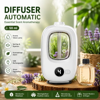 AURA Diffuser Automatic Essential Scent Aromatherapy 50 ml with Oil - V01 Pro