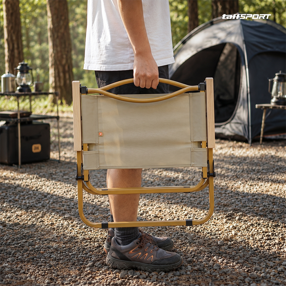 Gambar produk TaffSPORT Kursi Lipat Outdoor Camping Portable Foldable Oxford 600D XL - YH6 - 5