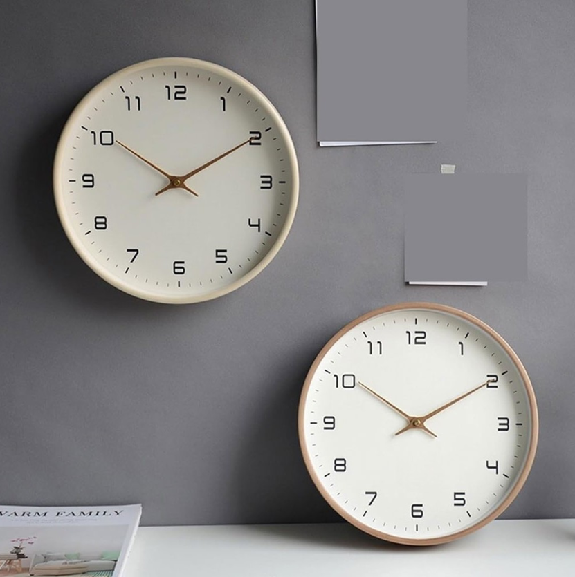 TaffHOME Jam Dinding Bulat Indoor Wall Clock Round Shape 30cm - MS40 Gambar produk TaffHOME Jam Dinding Bulat Indoor Wall Clock Round Shape 30cm - MS40 - 5