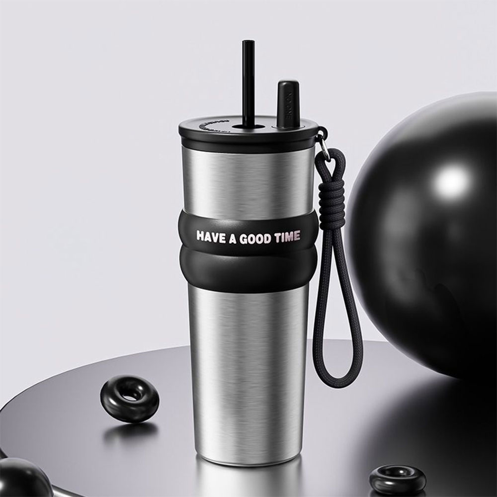 One Two Cups Botol Minum Tumbler Air Panas Dingin with Straw 710ml - YS-1000 Gambar produk One Two Cups Botol Minum Tumbler Air Panas Dingin with Straw 710ml - YS-1000 - Utama