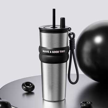 One Two Cups Botol Minum Tumbler Air Panas Dingin with Straw 710ml - YS-1000