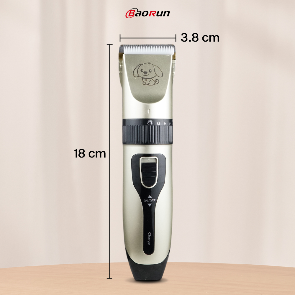 BaoRun Alat Cukur Bulu Hewan Anjing Kucing 4 Comb 1500mAh 20W 3.7V - C6 Gambar produk BaoRun Alat Cukur Bulu Hewan Anjing Kucing 4 Comb 1500mAh 20W 3.7V - C6 - 7
