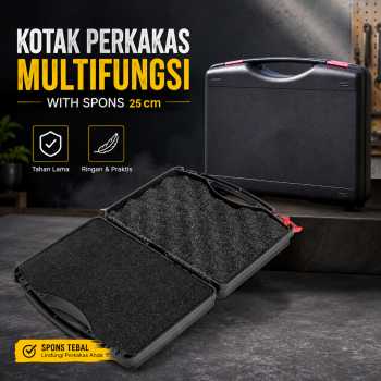 TaffGUARD Kotak Perkakas Multifungsi Storage Tool Box with Spons - TH10