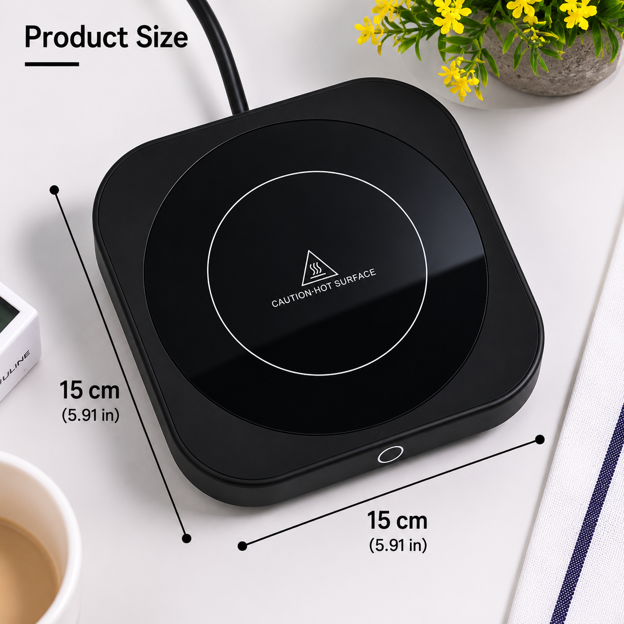 LivingHome Tatakan Pemanas Teko Teh Kopi Warmer Heating Base - DS1289 Gambar produk LivingHome Tatakan Pemanas Teko Teh Kopi Warmer Heating Base - DS1289 - 5