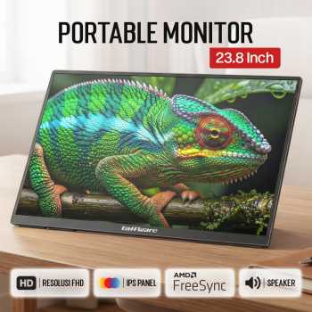 Taffware Portable Monitor FHD BOE Display 23.8 Inch 1080p 100Hz - U238