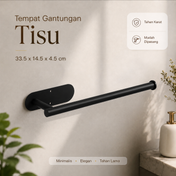 SUNHK Tempat Gantungan Tisu Panjang Long Paper Towel Tissue Holder - HJ40