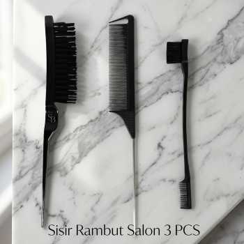 Gambar produk CanCat Sisir Rambut Salon Professional Hair Comb Kit 3 PCS - INU34