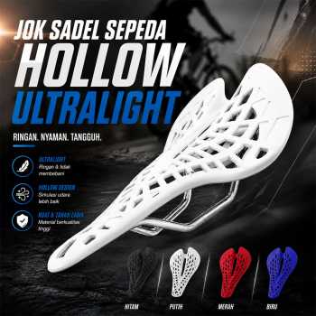 TaffSPORT Jok Sadel Sepeda Bike Saddle Ergonomics Hollow Ultralight - FX11