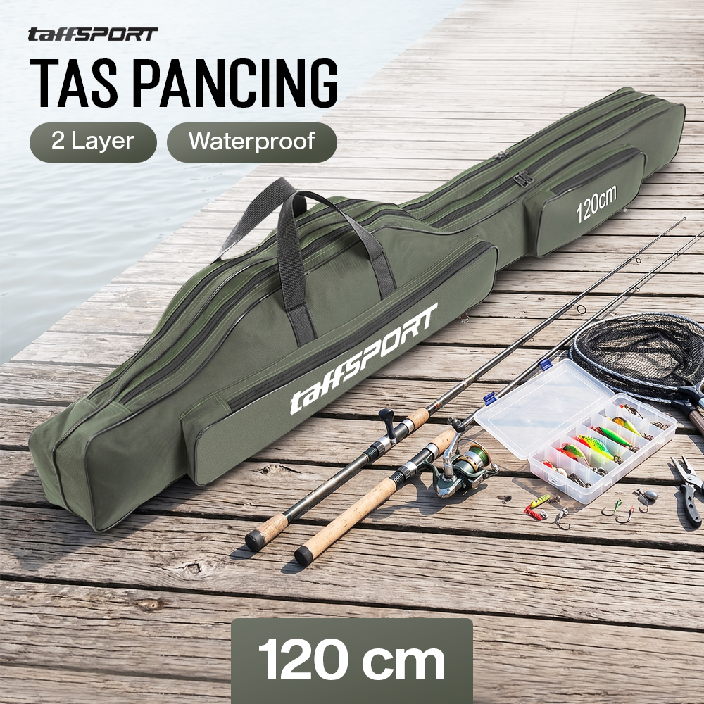 Gambar produk TaffSPORT Tas Pancing Joran Portable Fishing Bag 120cm - 1680D - Utama