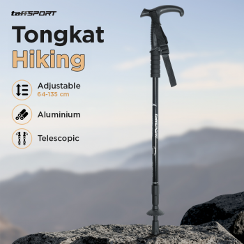 TaffSPORT Alat Bantu Mendaki Trekking Pole Alpenstocks Climbing Tool - ODIN